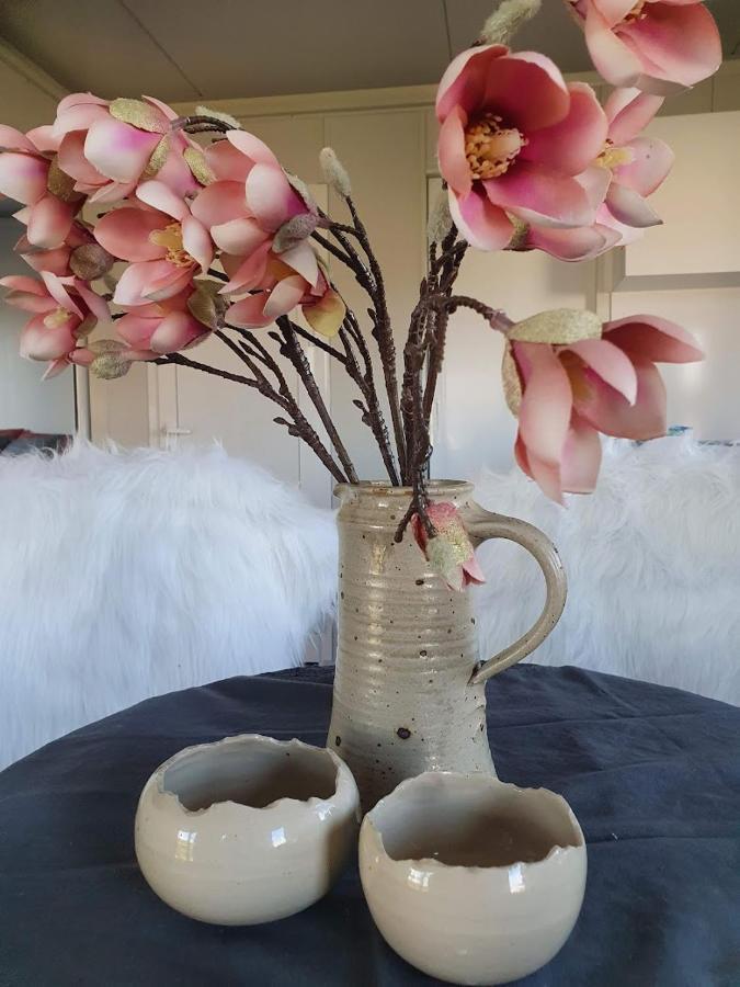 Houten Huisje Tussen Paarden Nieuwerkerken 외부 사진